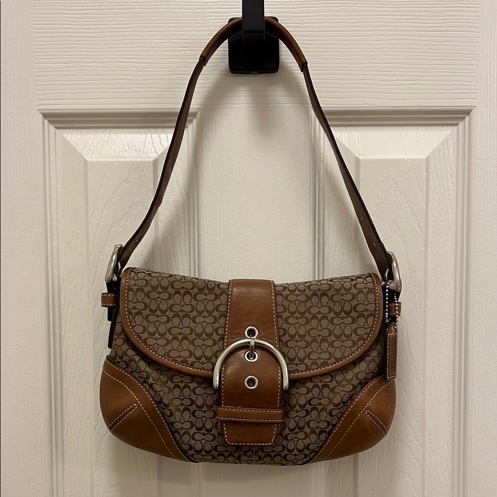 Brown Coach Shoulder Bag
